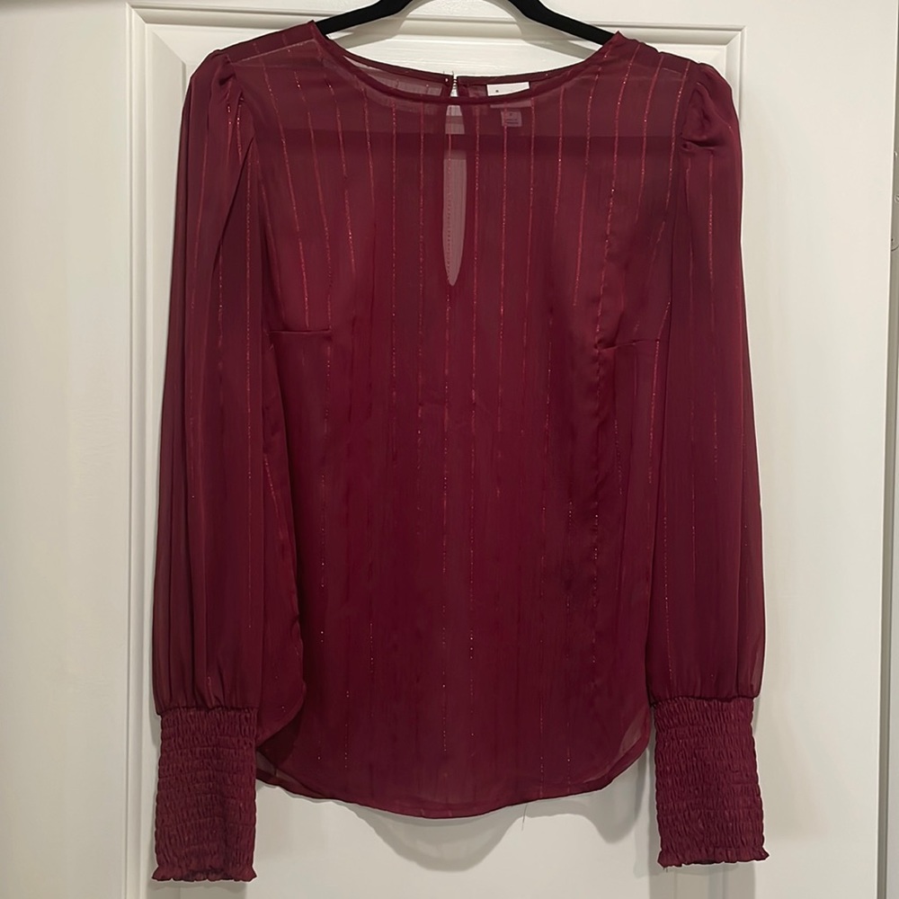 a new day Sheer Blouse